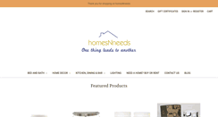 Desktop Screenshot of homesnneeds.com